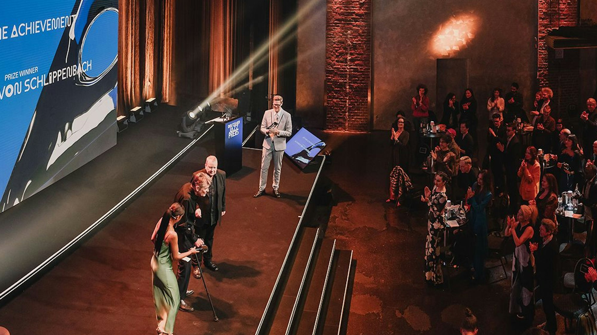 Im letzten Jahr gab es im E-Werk Standing Ovations für Ehrenpreisträger Alexander von Schlippenbach.