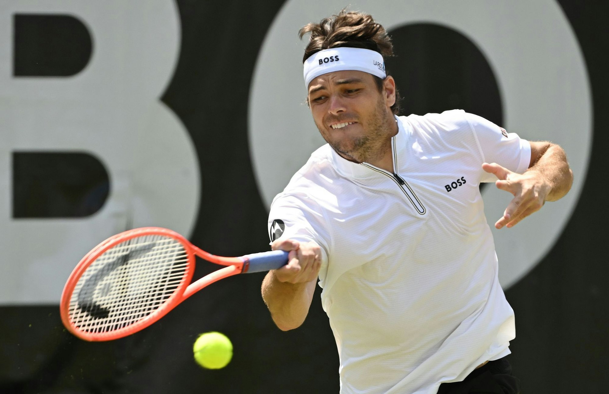 Taylor Fritz überzeugt im Halbfinale von Stuttgart.