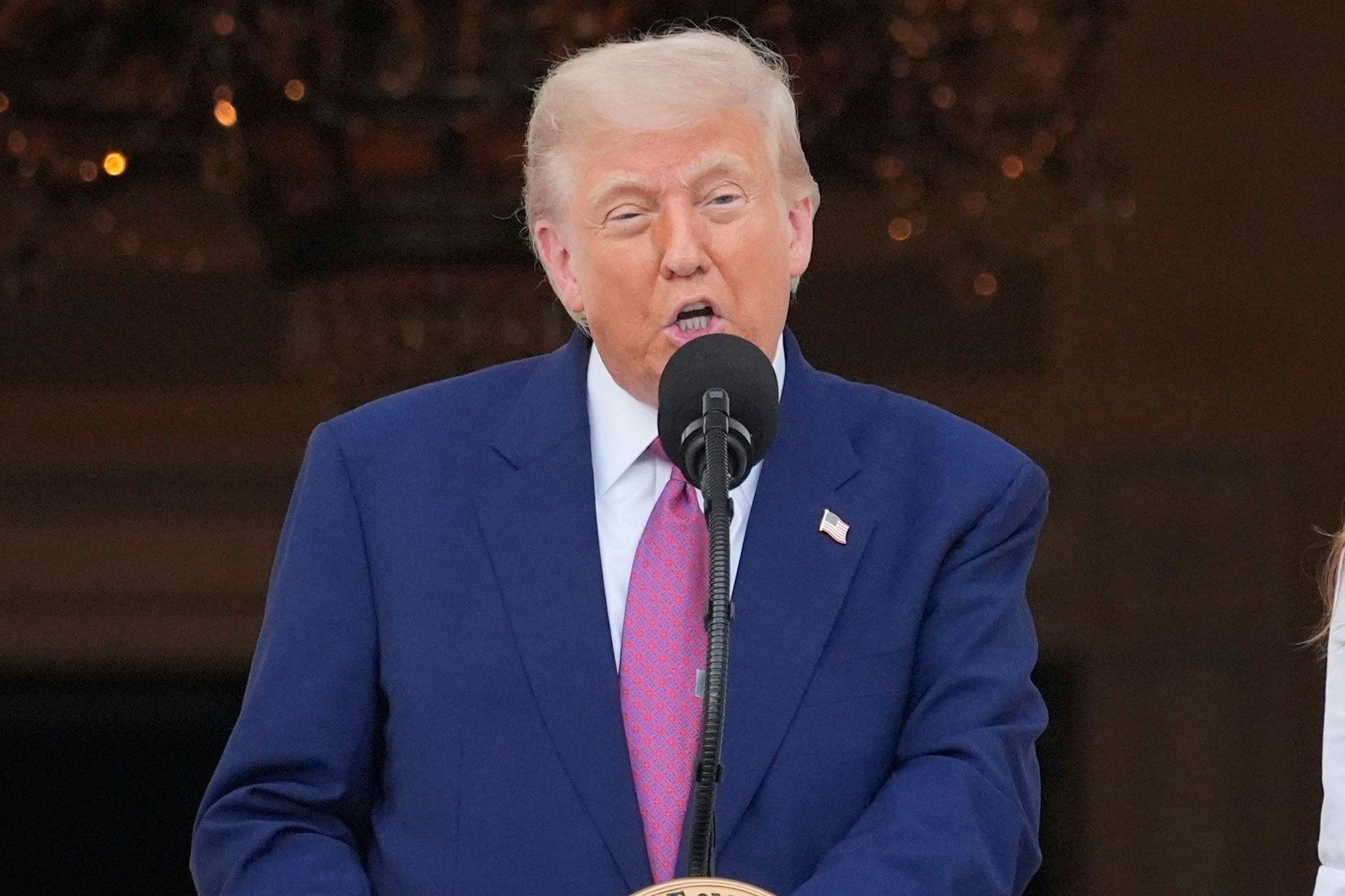 Trump schaltet einen Gang zurück. (Archivbild)