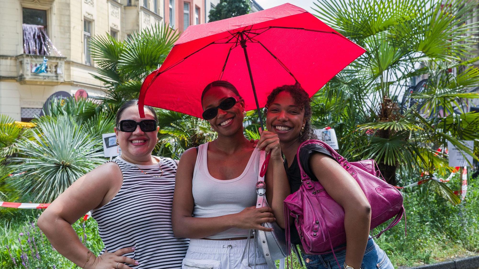 Juanita, Absa und Nogay sind zum ersten Mal beim Veedelsfest