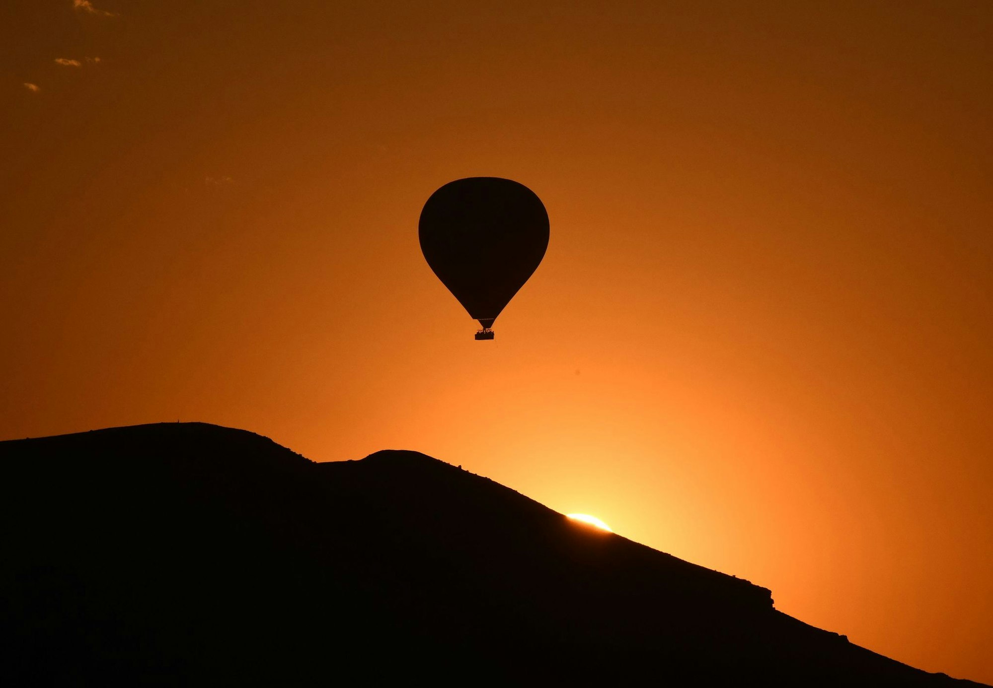 In der Türkei sind zwei Heißluftballons abgestürzt (Symbolbild)