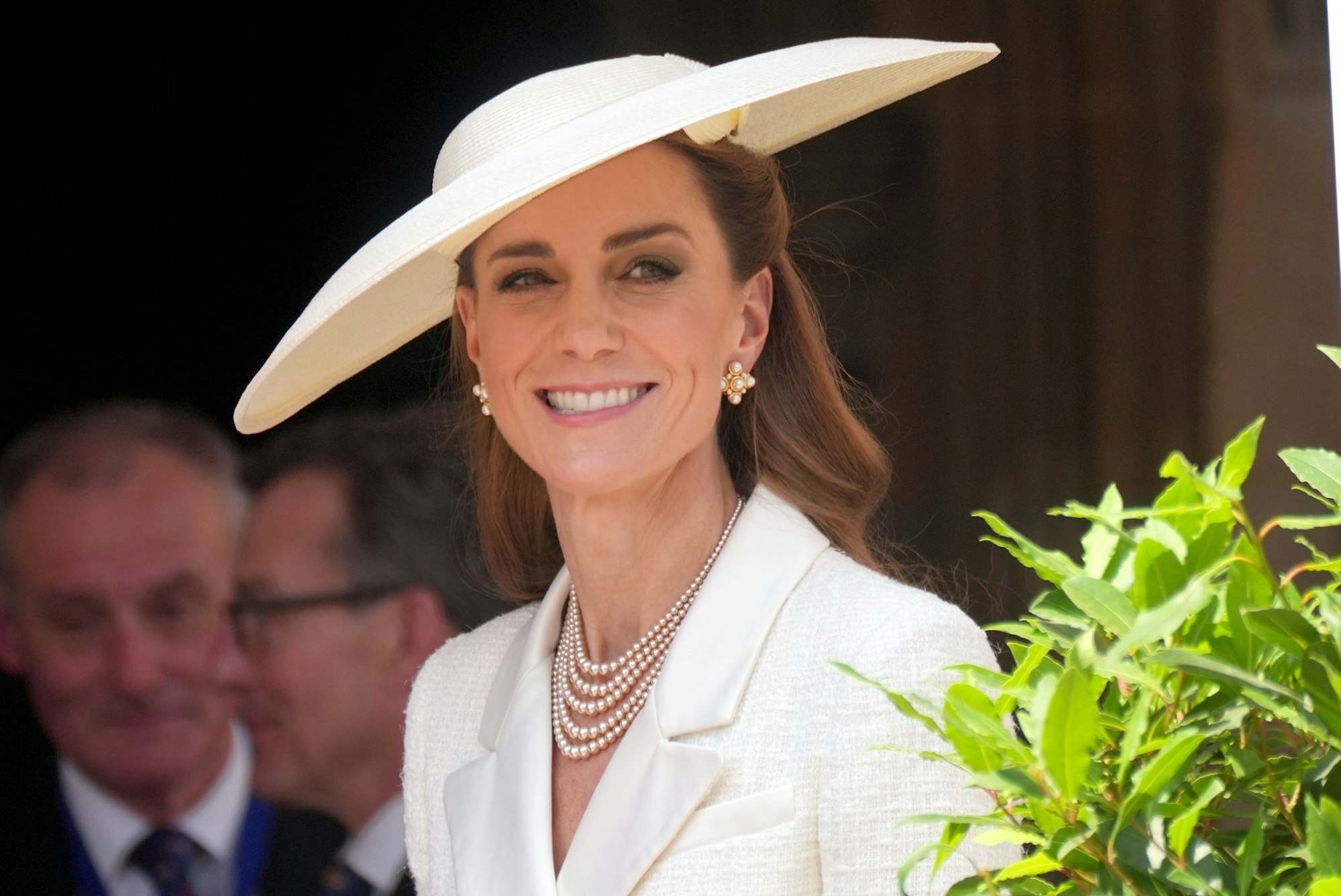 Im vergangenen Jahr hatte Kate gefehlt, jetzt strahlte sie als Zuschauerin.