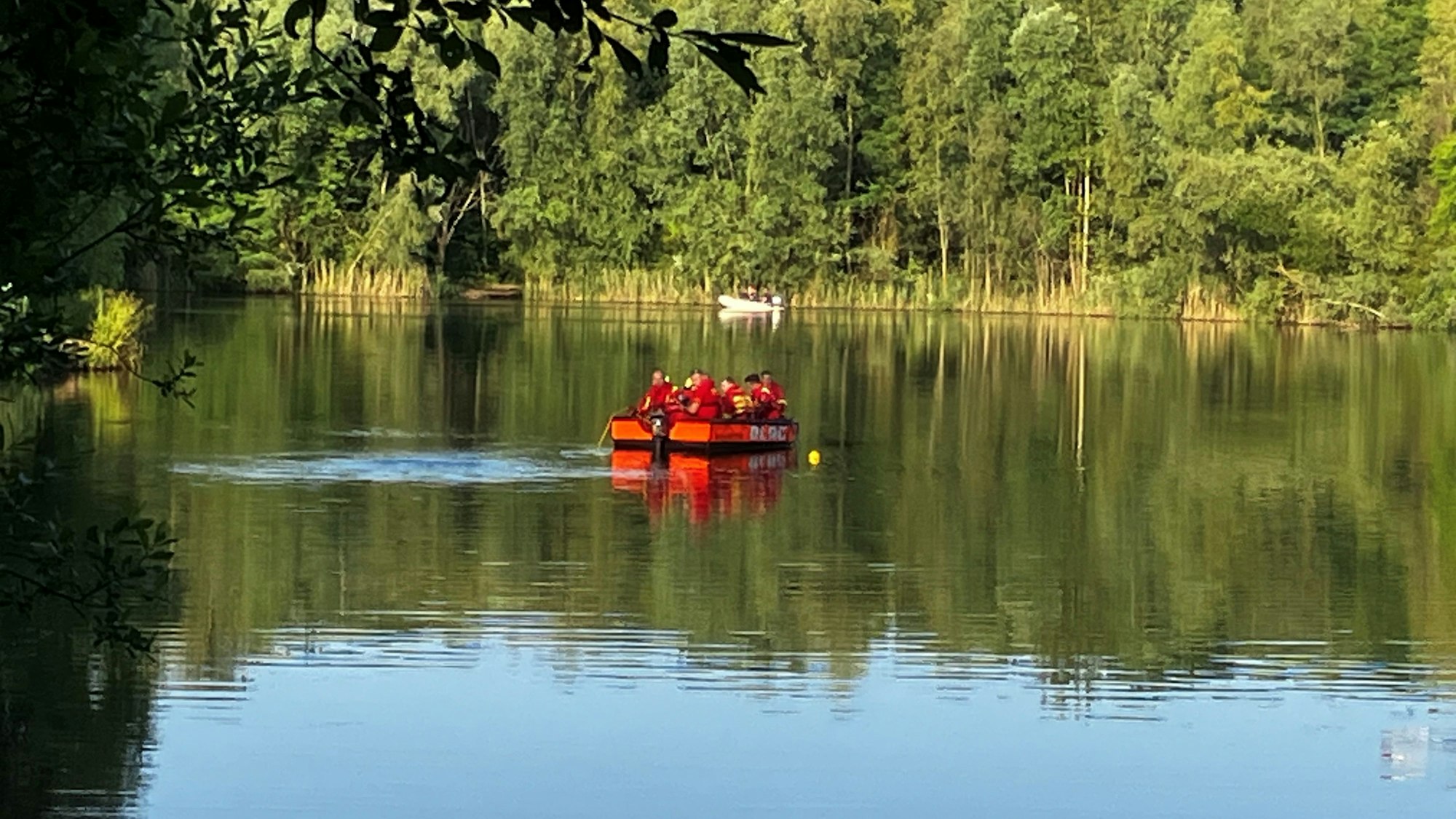 Großeinsatz am Wassermannsee in Ehrenfeld