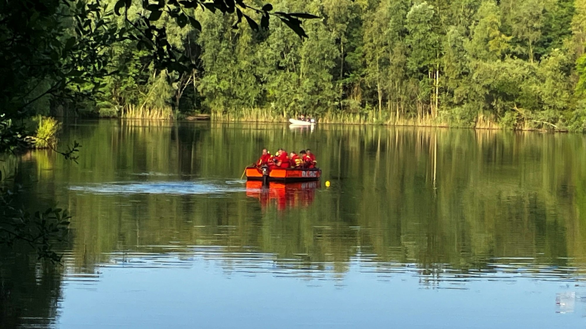 Großeinsatz am Wassermannsee in Ehrenfeld
