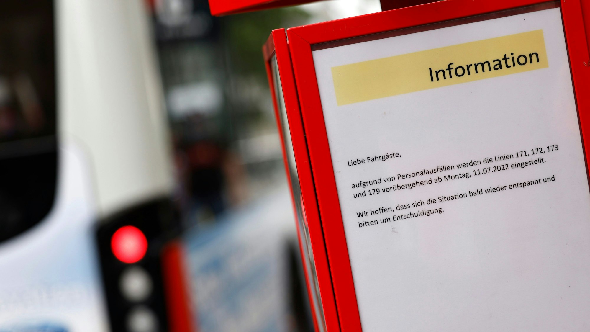 Schon seit 2022 gibt es massive Einschränkungen im KVB-Angebot.