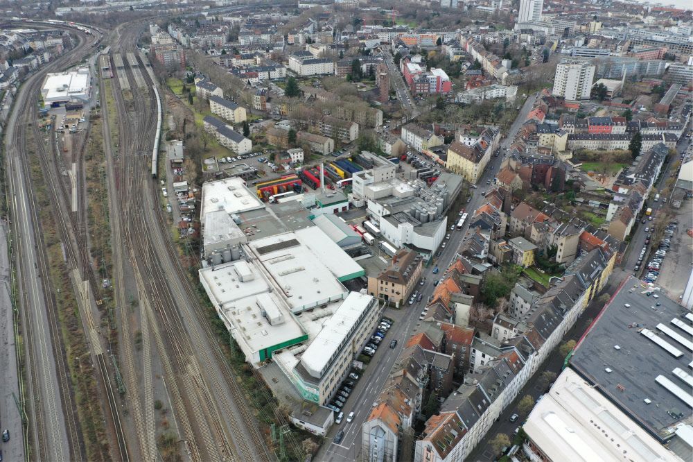 Das frühere Brauerei-Areal in Mülheim.