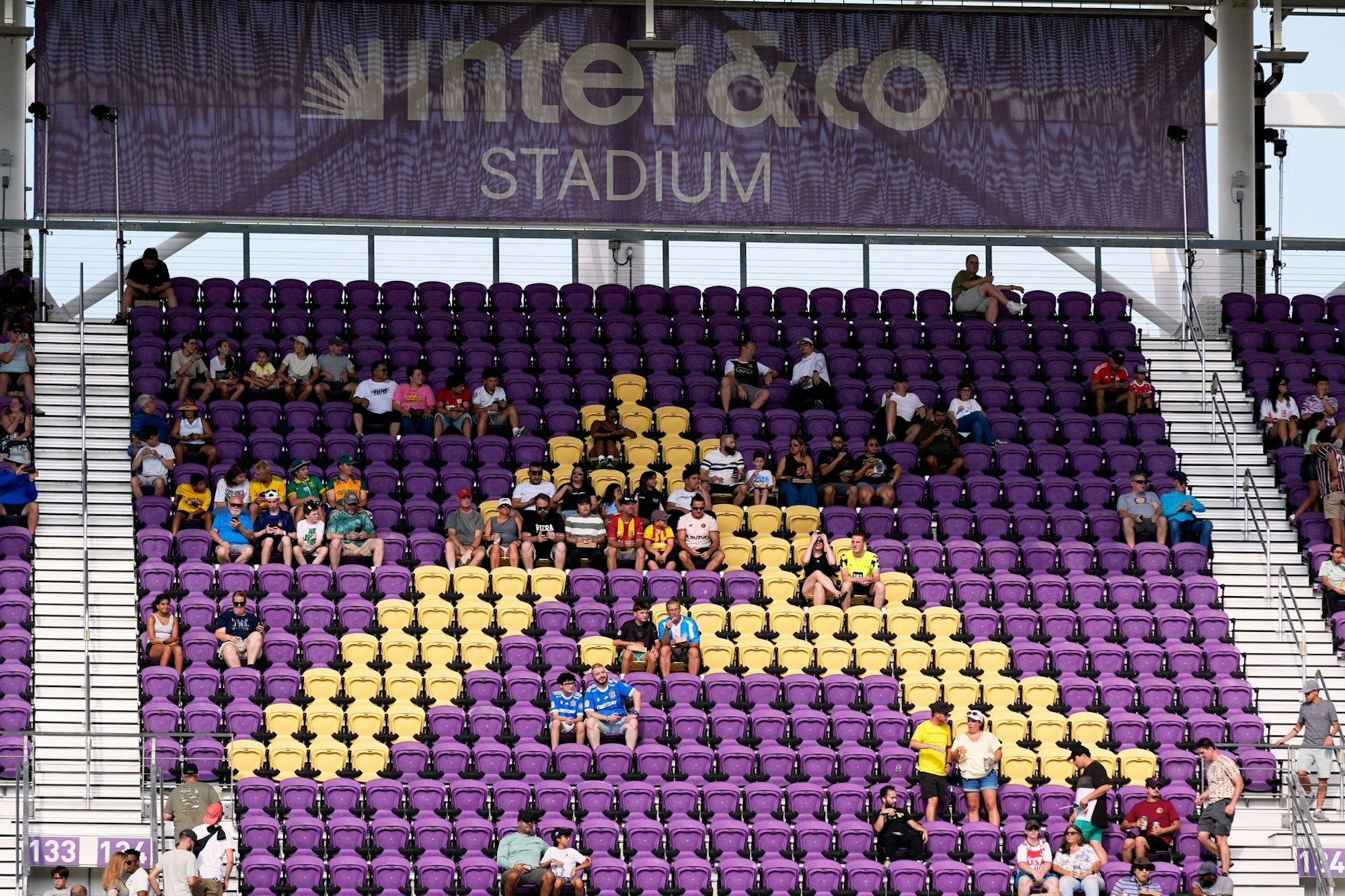 Das Interesse an der Partie in Orlando hielt sich in Grenzen.