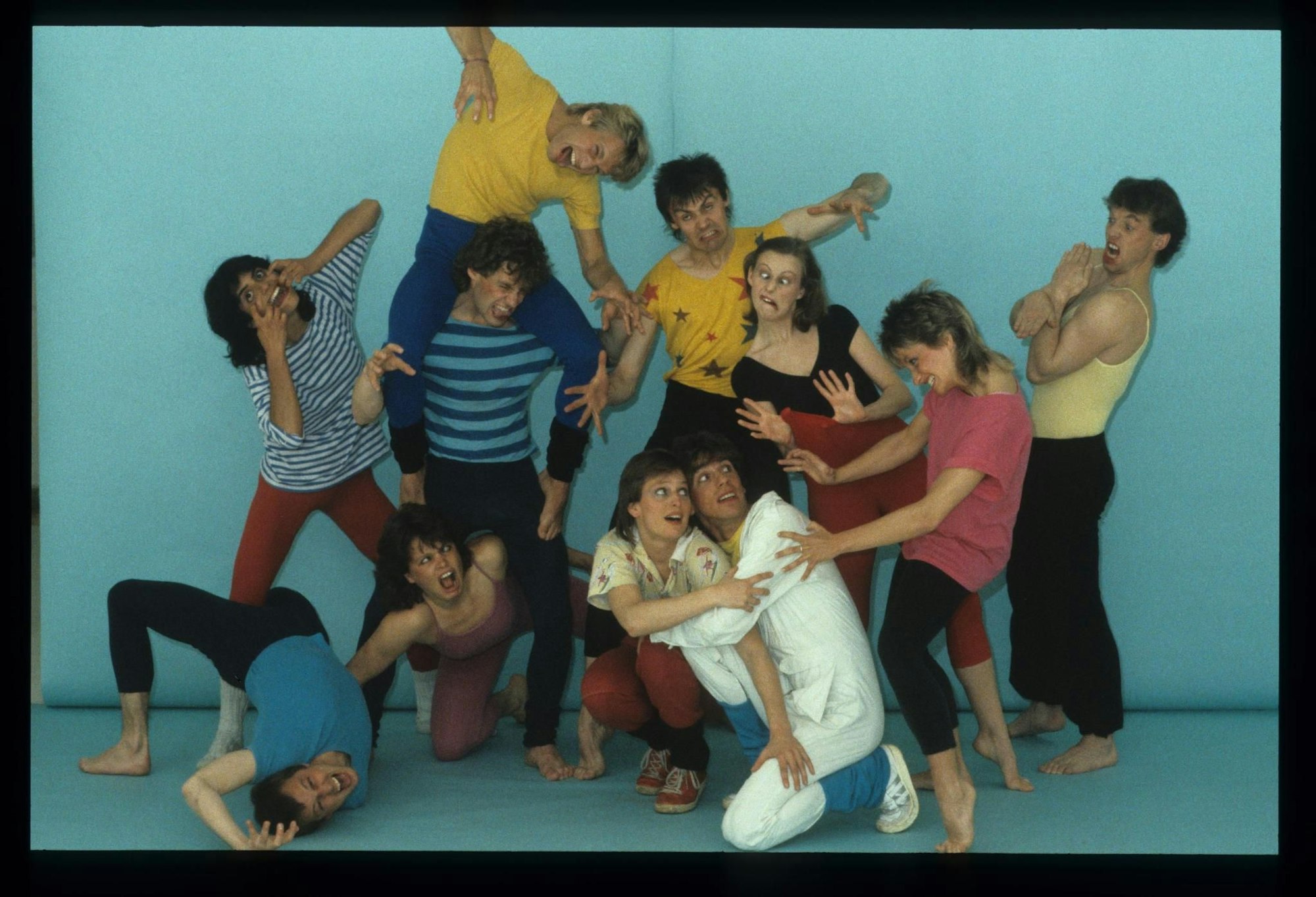 Die Gründungstruppe 1979: ganz rechts der damalige Dozent Kafi Biermann, der später von 1995 bis 2016 Frontsänger der Bläck Fööss war.