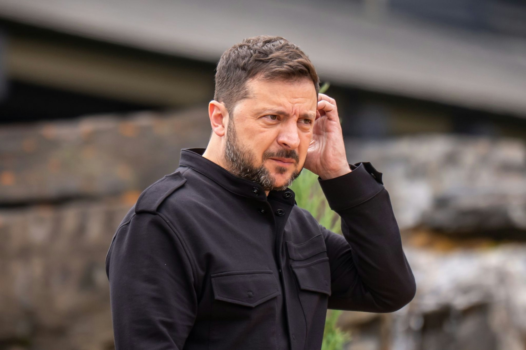 Der ukrainische Präsident Selenskyj wollte in Kananaskis eigentlich Trump treffen.