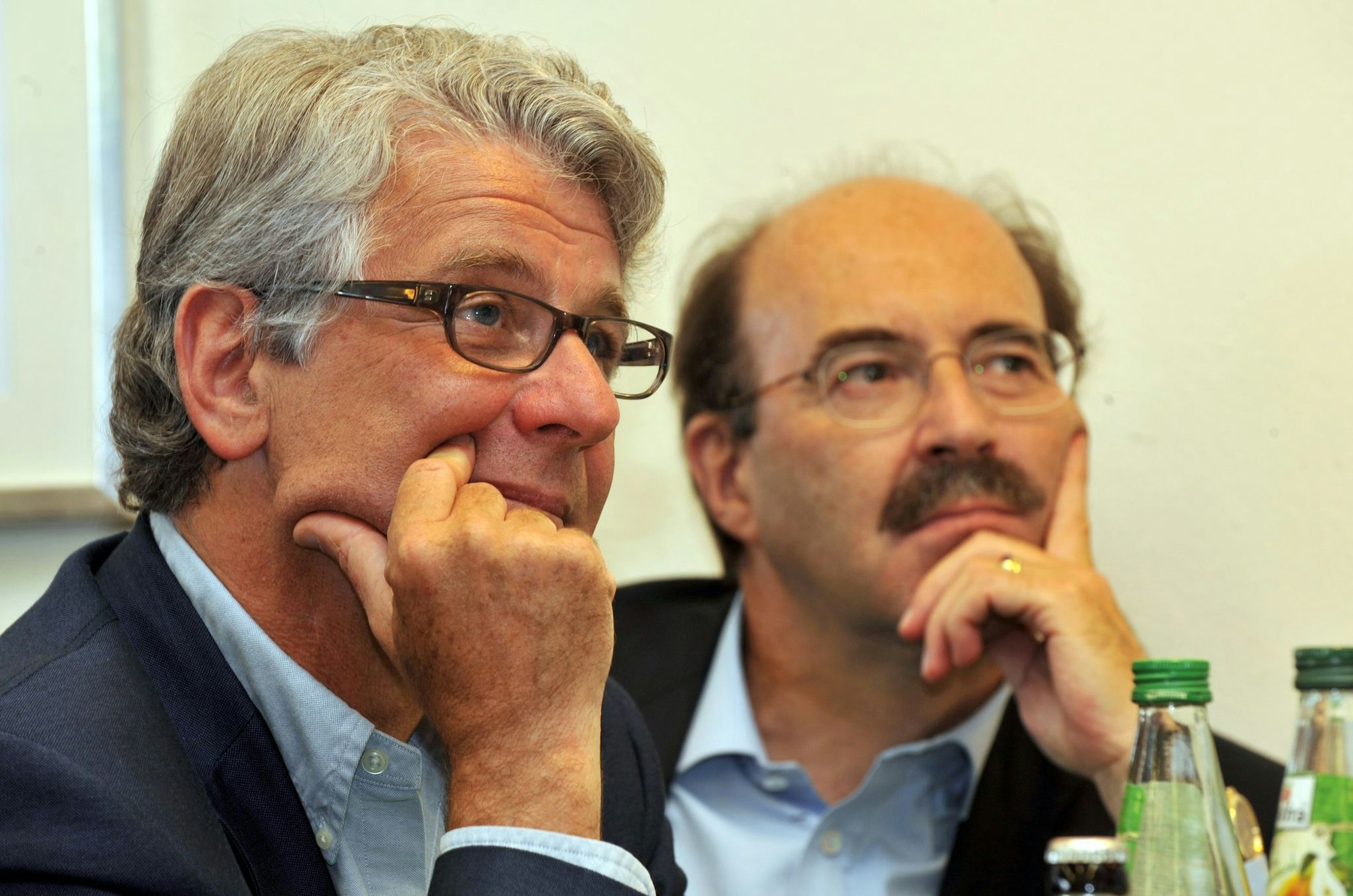 Eine eigene Kommentatorenliga: Fritz von Thurn und Taxis (r) und Marcel Reif.