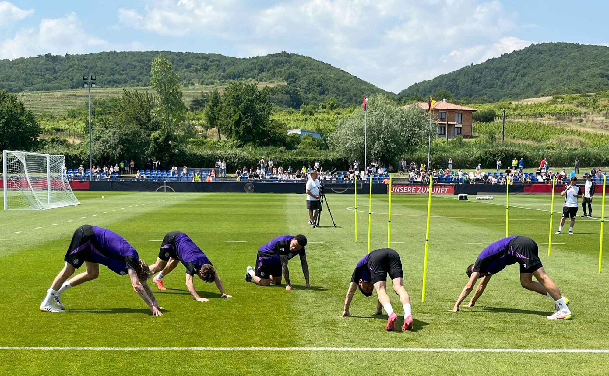 Die deutsche U21 stimmt sich auf Italien ein.