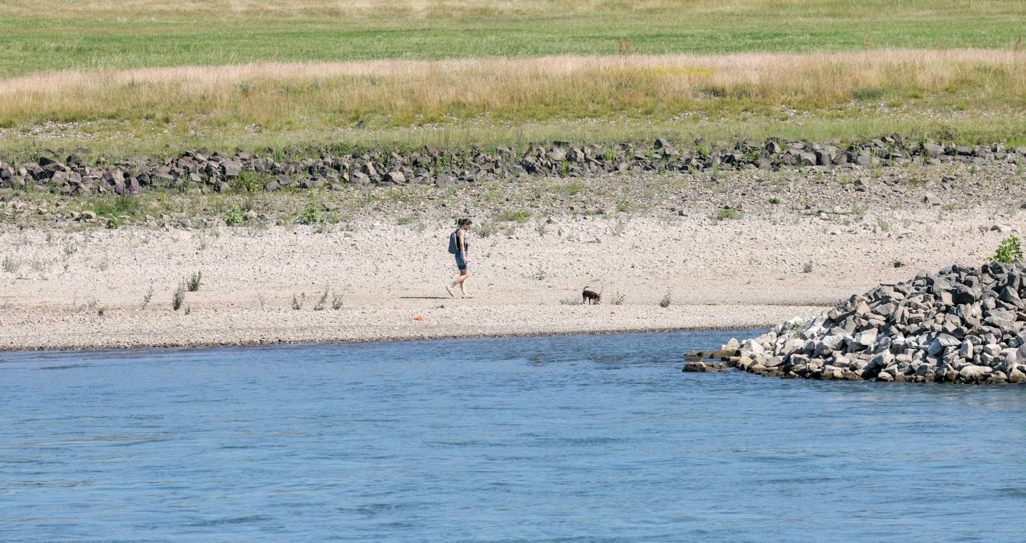 Schwimmen im Rhein ist lebensgefährlich - daran erinnern die Behörden immer wieder.