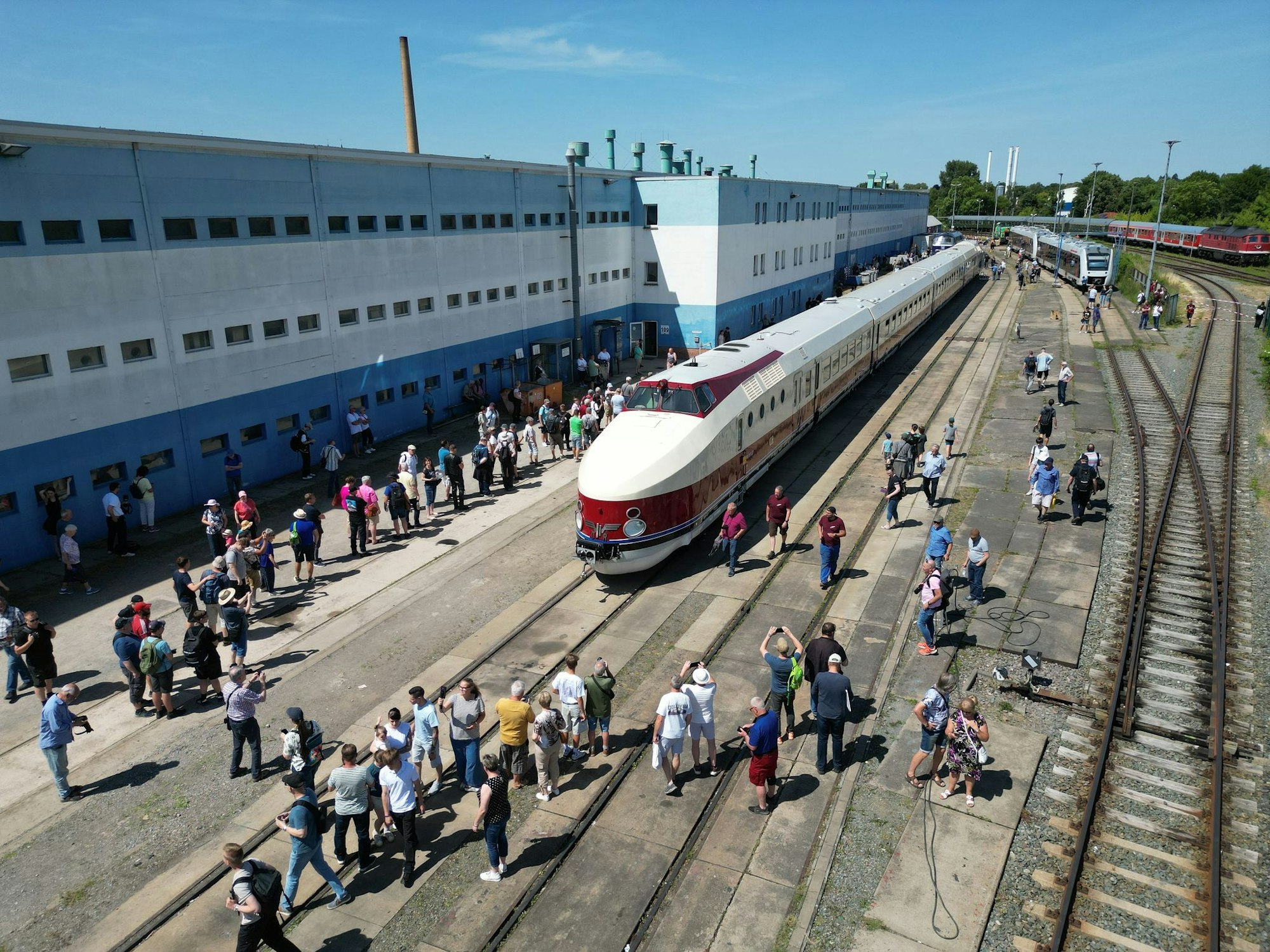 Der SVT Görlitz stand im Mittelpunkt des Tages der offenen Tür in Halberstadt.