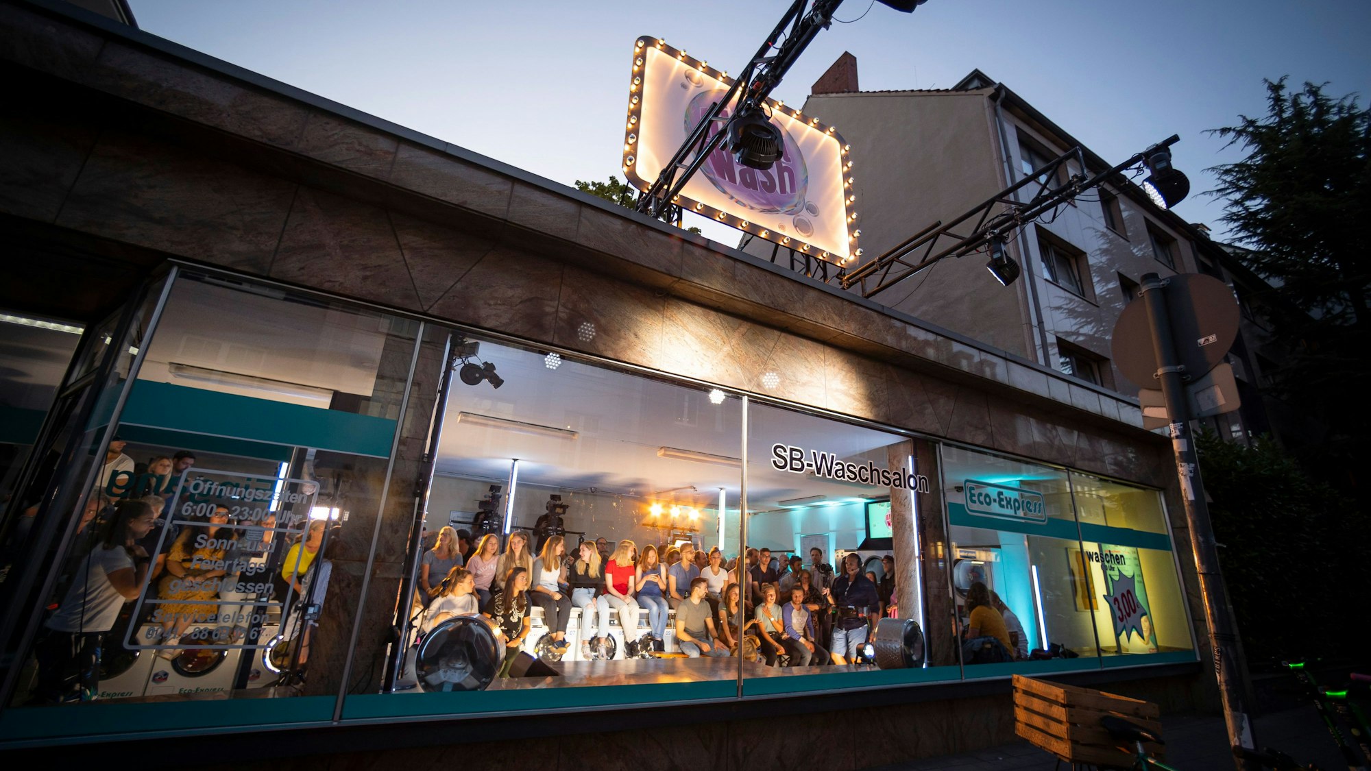 Seit 2009 ist der Waschsalon am Höninger Weg in Zollstock Austragungsort von „Nightwash“.