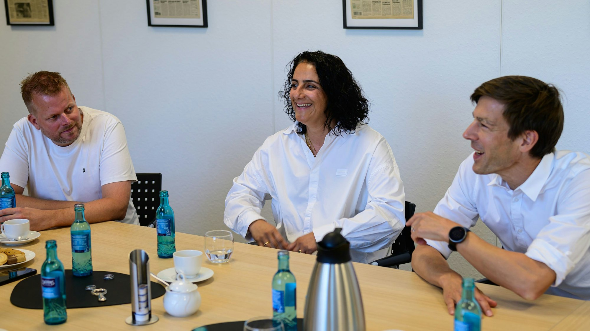 Wollen Vorstand des 1. FC Köln werden: (v.l.n.r.) Wilke Stroman, Tugba Tekkal und Carsten Wettich.