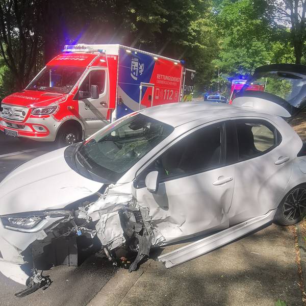 Ein Unfallwagen.