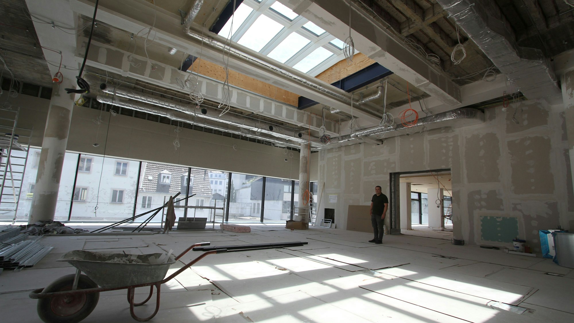 Das Rathaus Siegburg wird saniert.