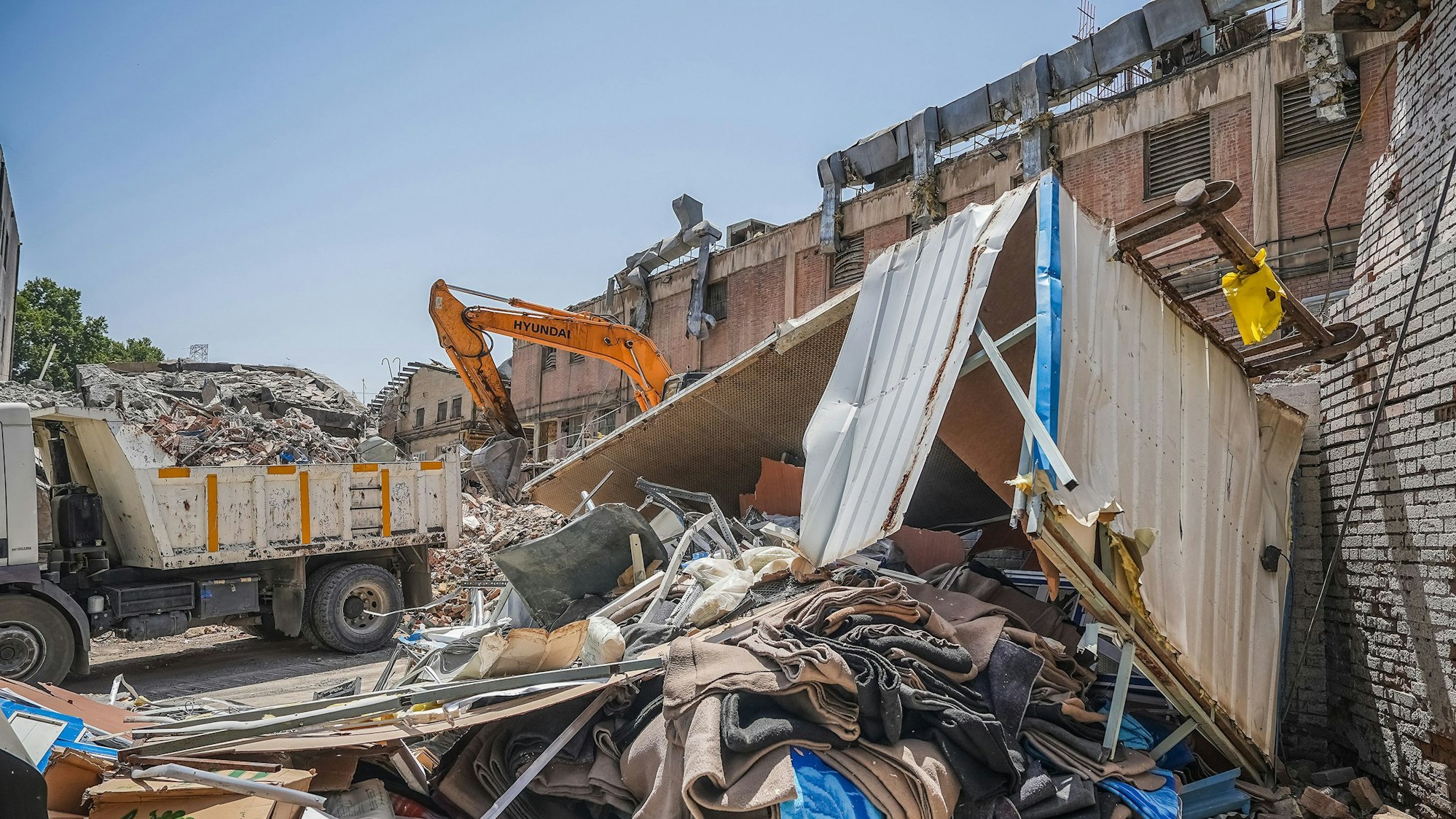 Ein Gefängniskomplex in Teheran wurde bei einem israelischen Angriff am Mittwoch zerstört.