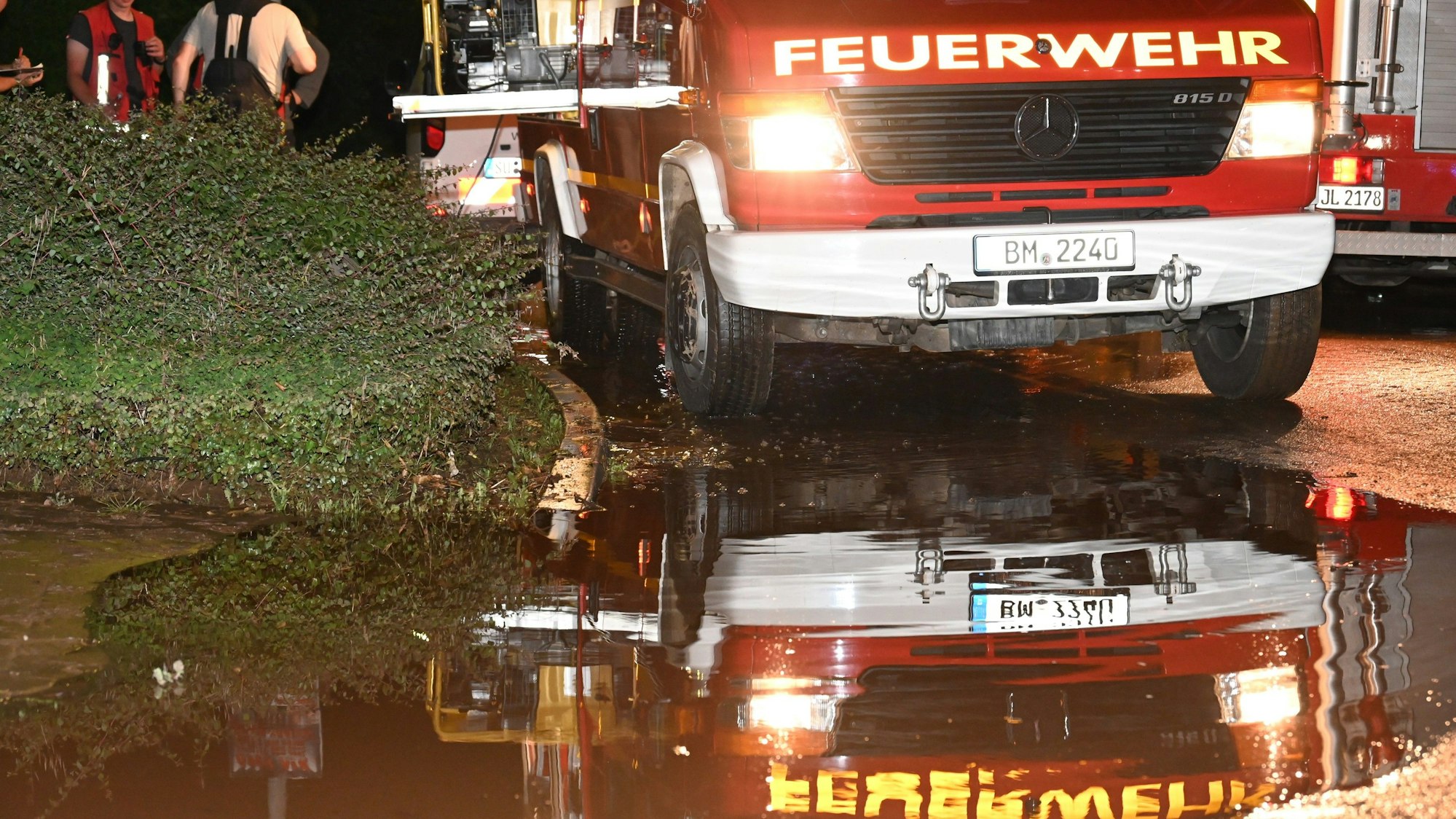 Ein Unwetter hatte Erftstadt-Herrig im Mai 2025 schwer getroffen.