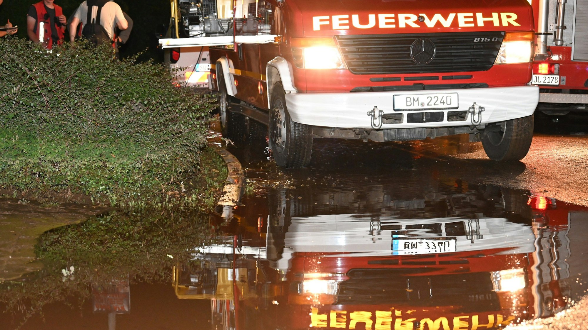 Ein Unwetter hatte Erftstadt-Herrig im Mai 2025 schwer getroffen.
