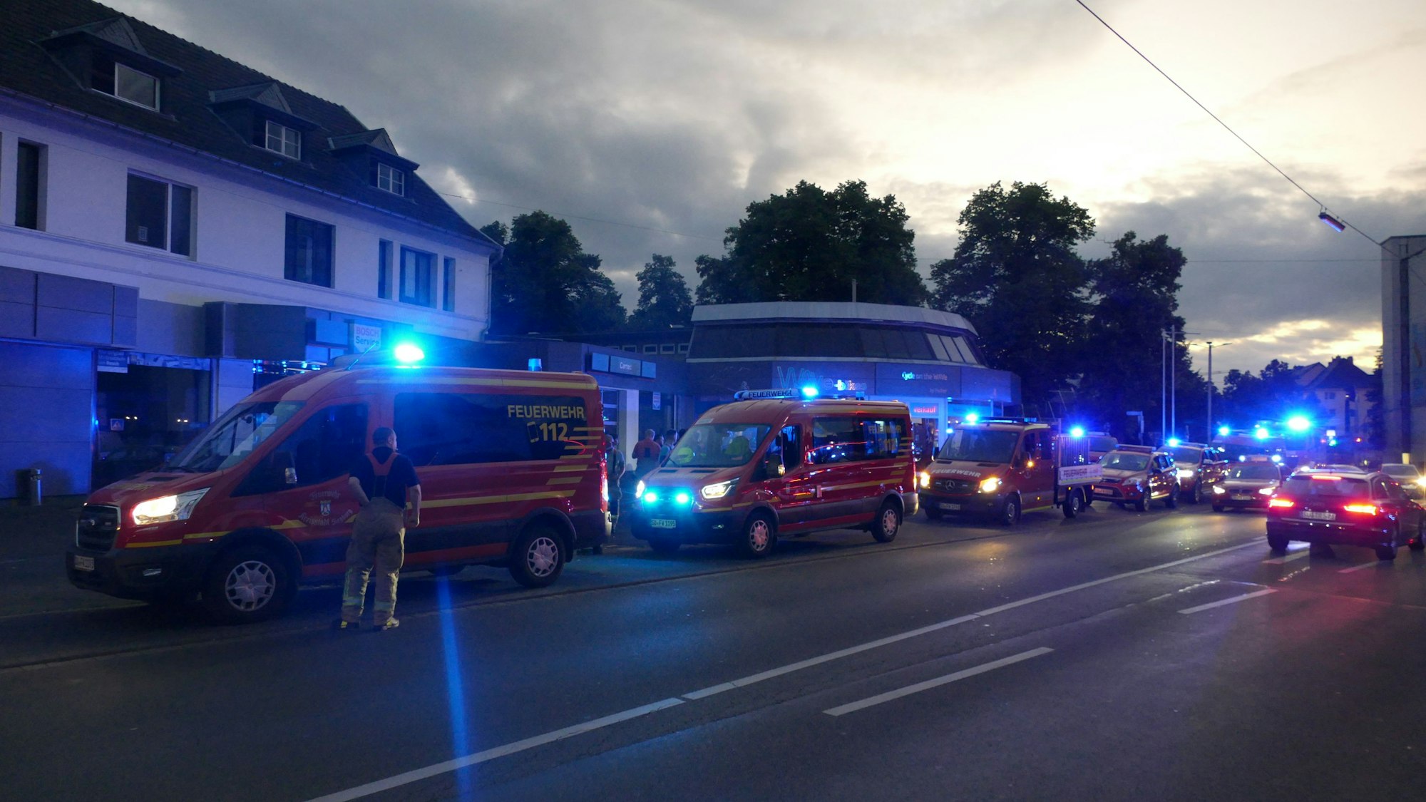 Bombenfund in einer Baugrube an der Hopfengartenstraße in Siegburg.