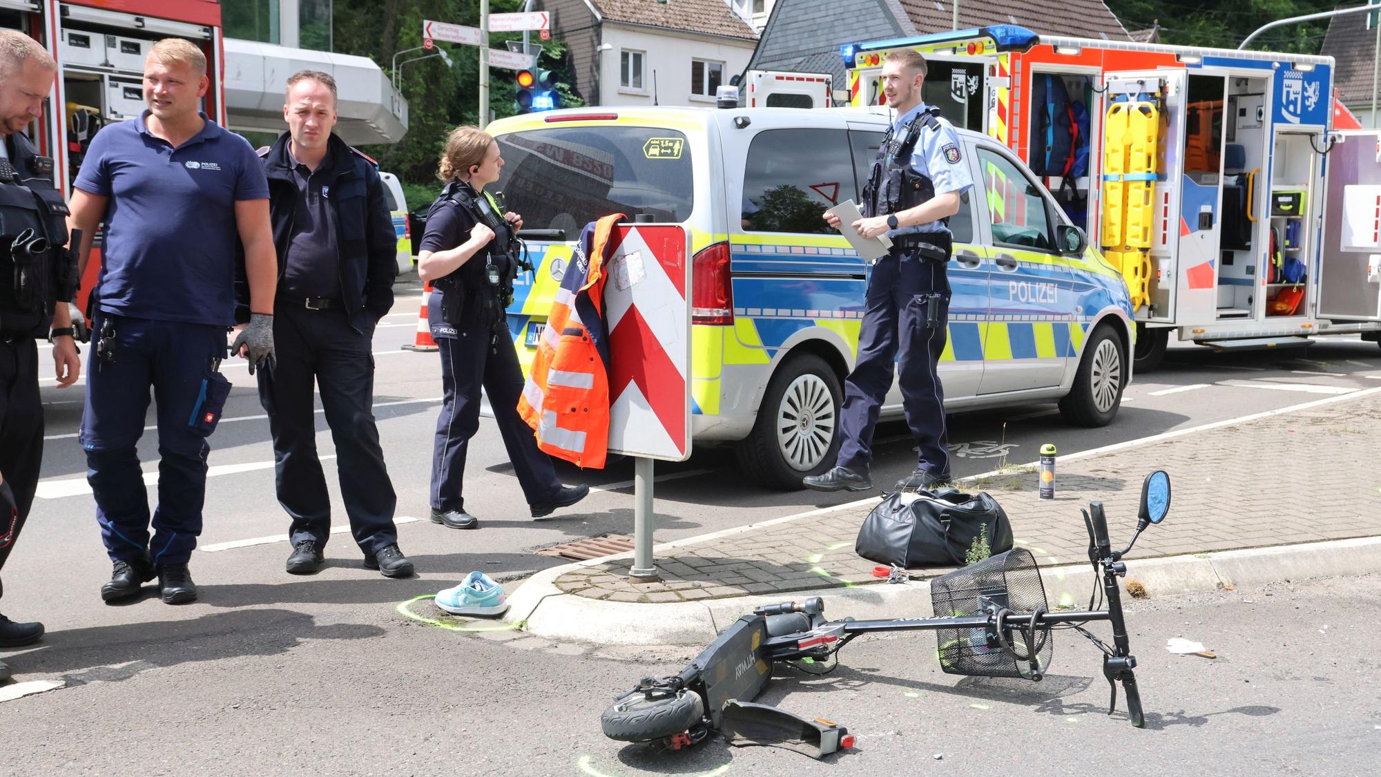 Ein Bild von der Unfallstelle.