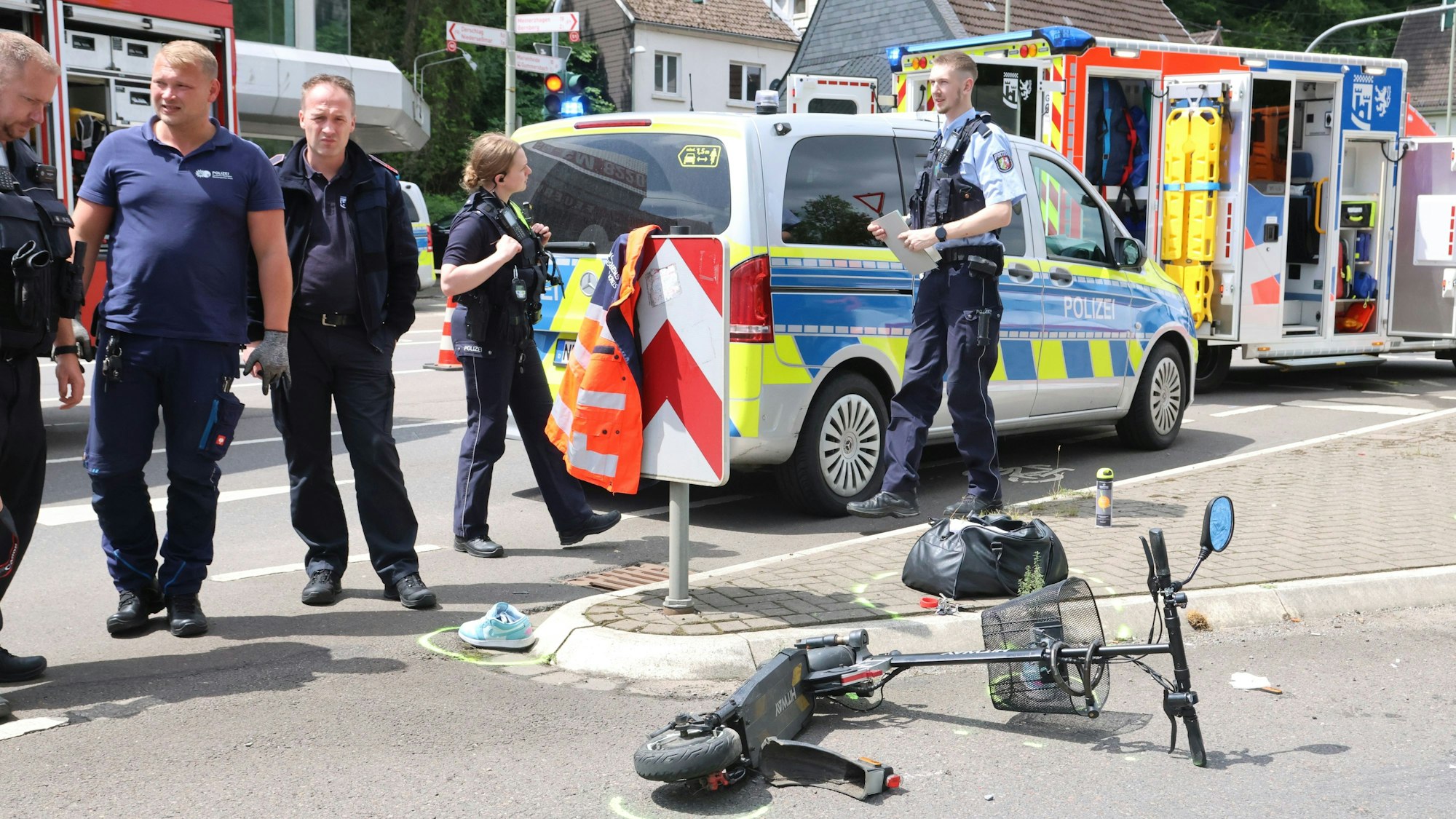 Ein Bild von der Unfallstelle.