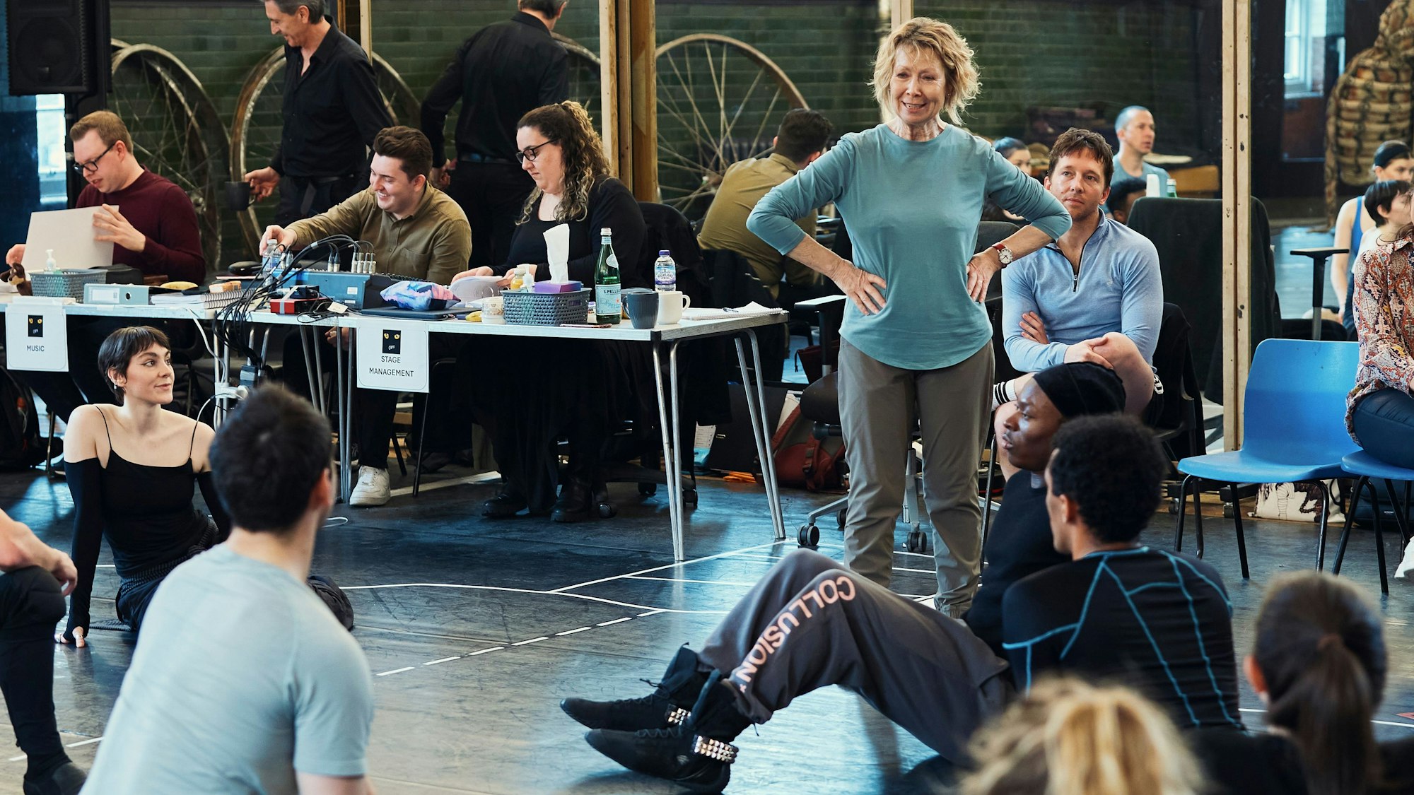 „Cats“-Proben mit Choreographin Chrissie Cartwright.
