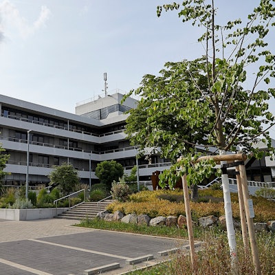 Blick auf das Kreishaus in Euskirchen.