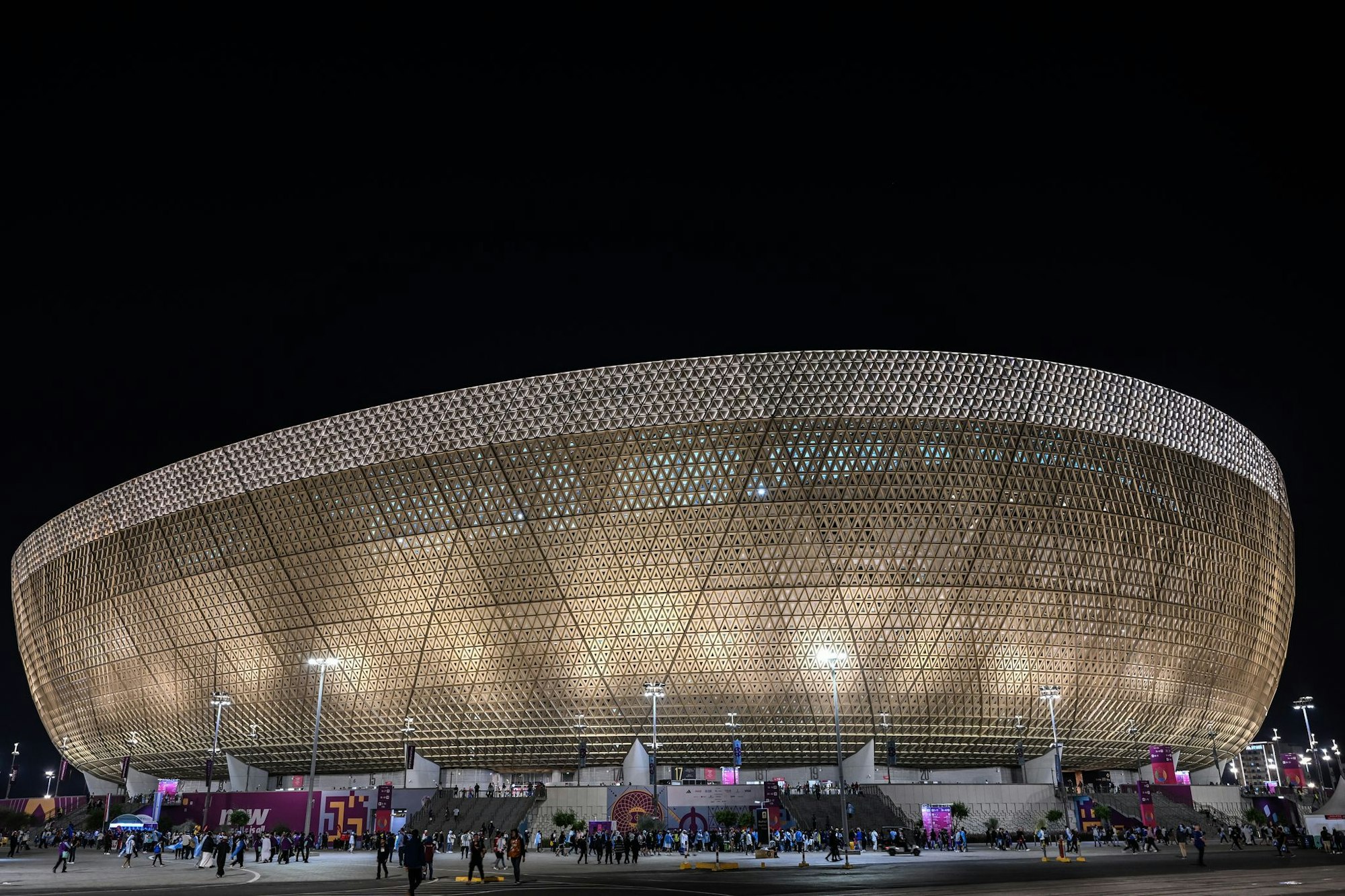 Bald wieder ein WM-Stadion? Katar interessiert sich mit seinem Lusail Stadion von der Weltmeisterschaft 2022 für die Ausrichtung der Club-WM 2029.