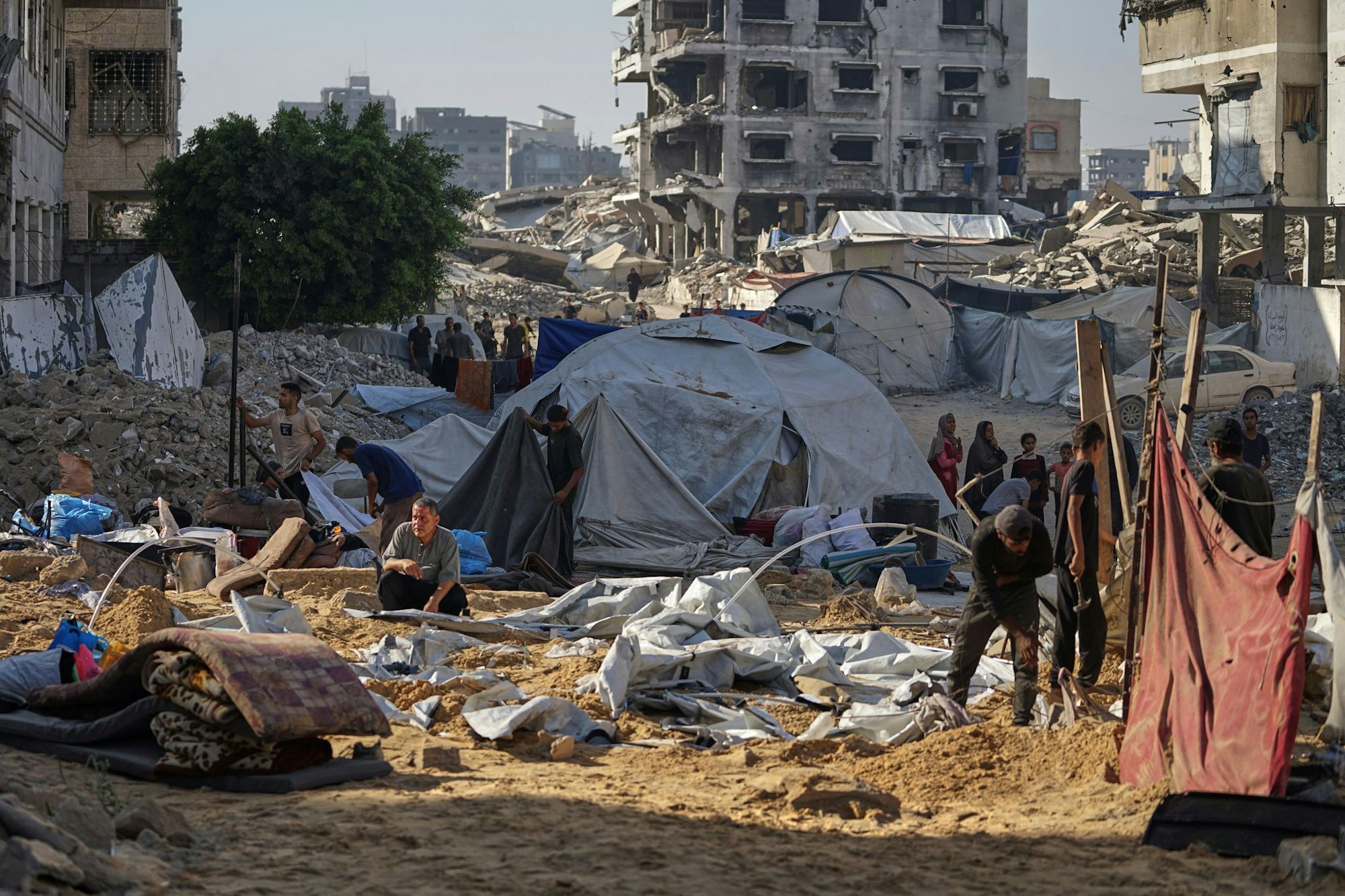 Nach palästinensischen Angaben gab es bei erneuten israelischen Angriffen Dutzende weitere Tote. (Archivbild)