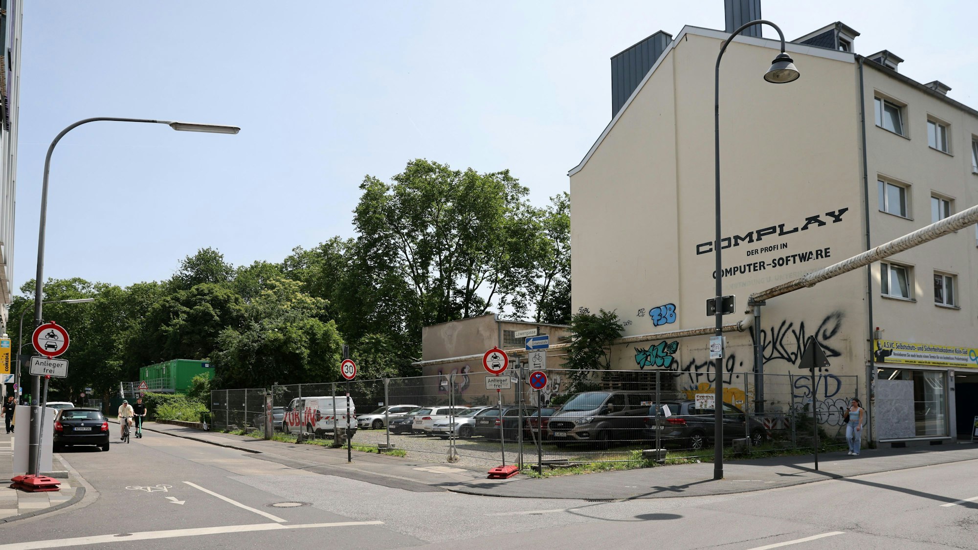 Der geplante Feuerwehr-Standort an der Löwengasse.