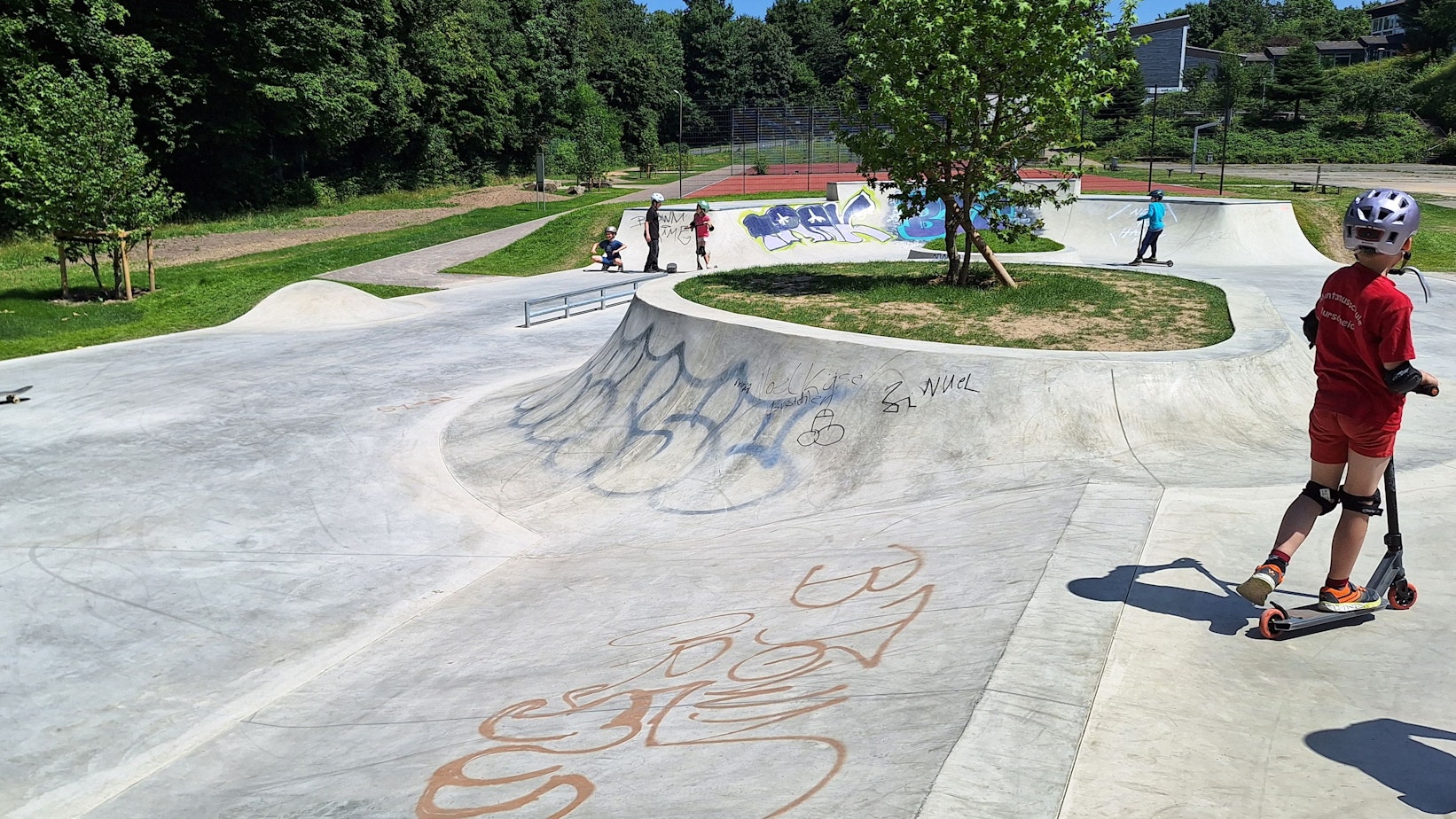 Die neue Skateranlage im Hagen