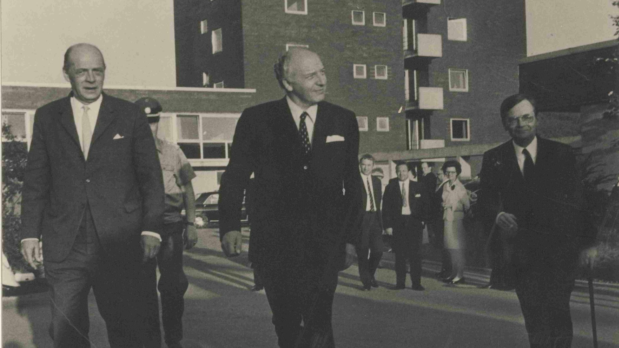 Prominenter Besuch: Bundespräsident Walter Scheel besuchte die Akademie öfter.