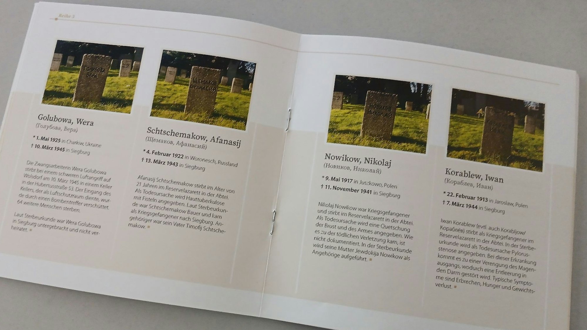 Neue Broschüre des Siegburger Stadtarchivs zu den sowjetischen Gräbern auf dem Siegburger Nordfriedhof