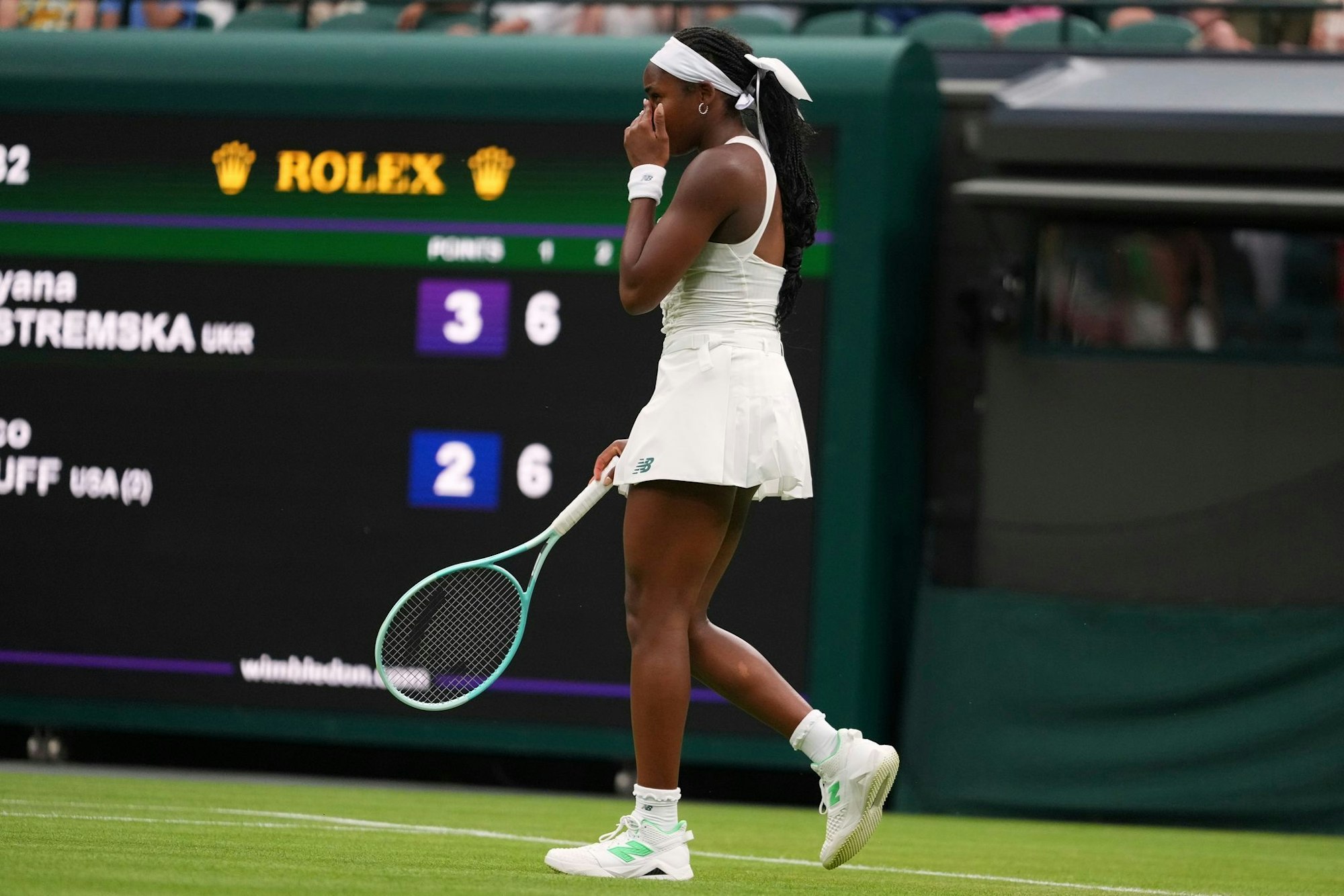 Mitfavoritin Coco Gauff verabschiedet sich in Runde eins.