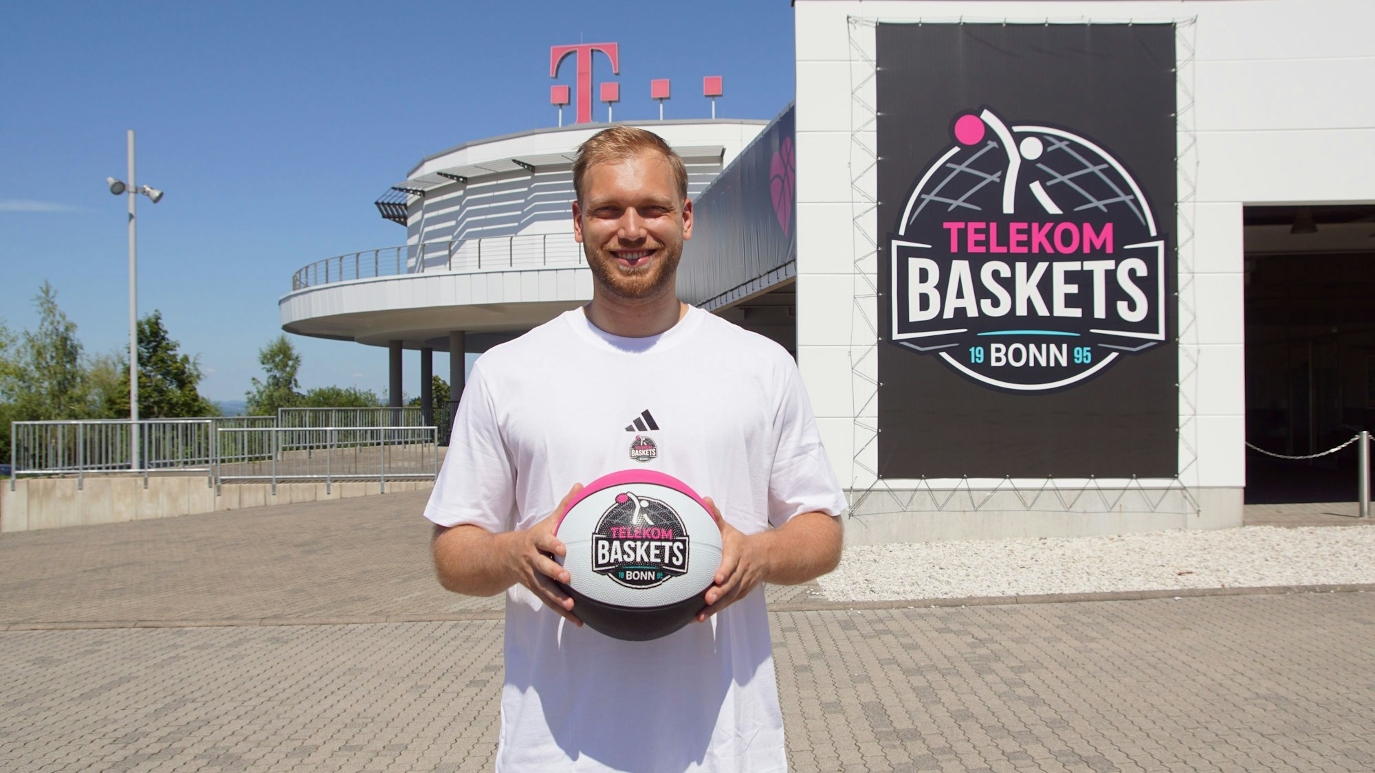 Der Baskets-Neuzugang Melvin Jostmann ist bereits in Bonn angekommen.