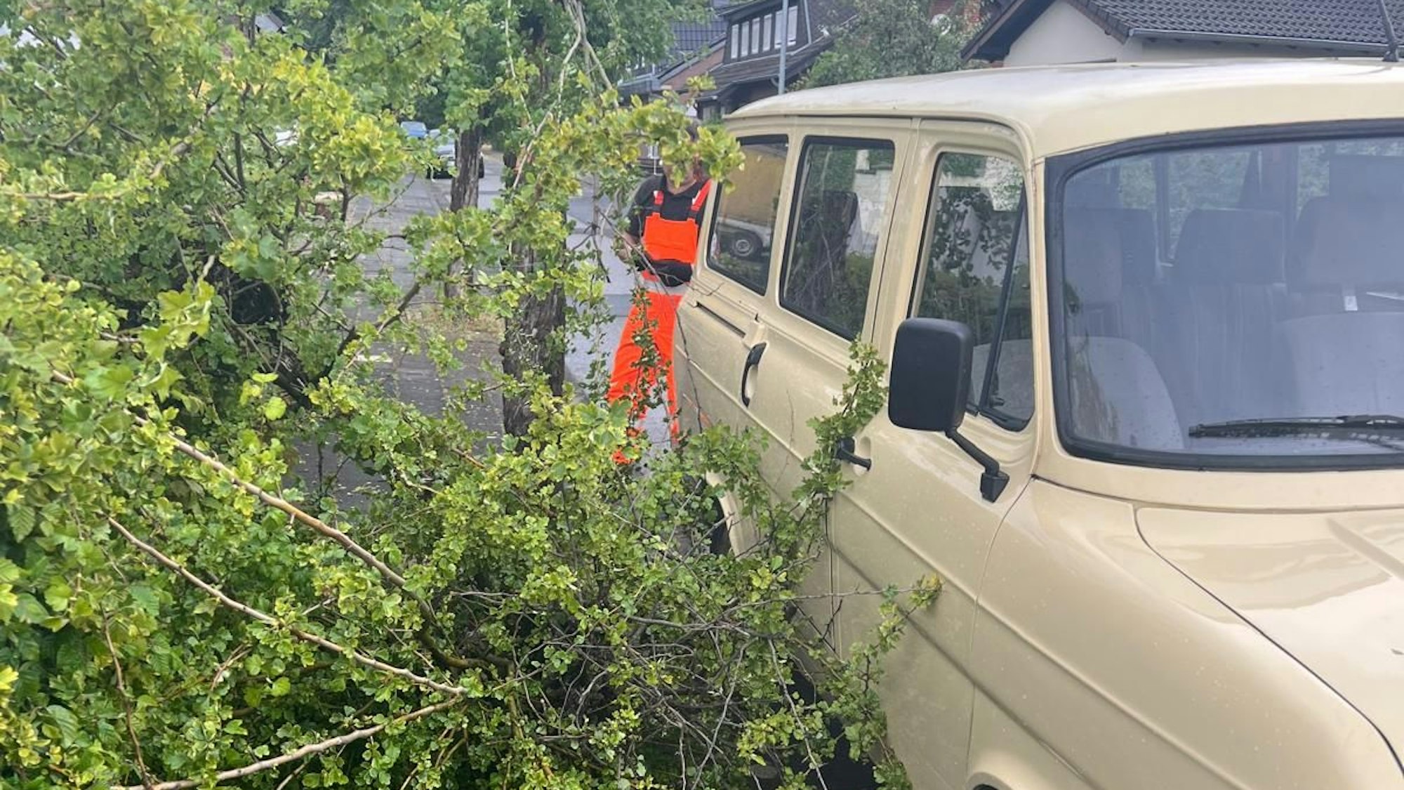 Zu 15 unwetterbedingten Einsätzen musste die Feuerwehr in Bergheim ausrücken.