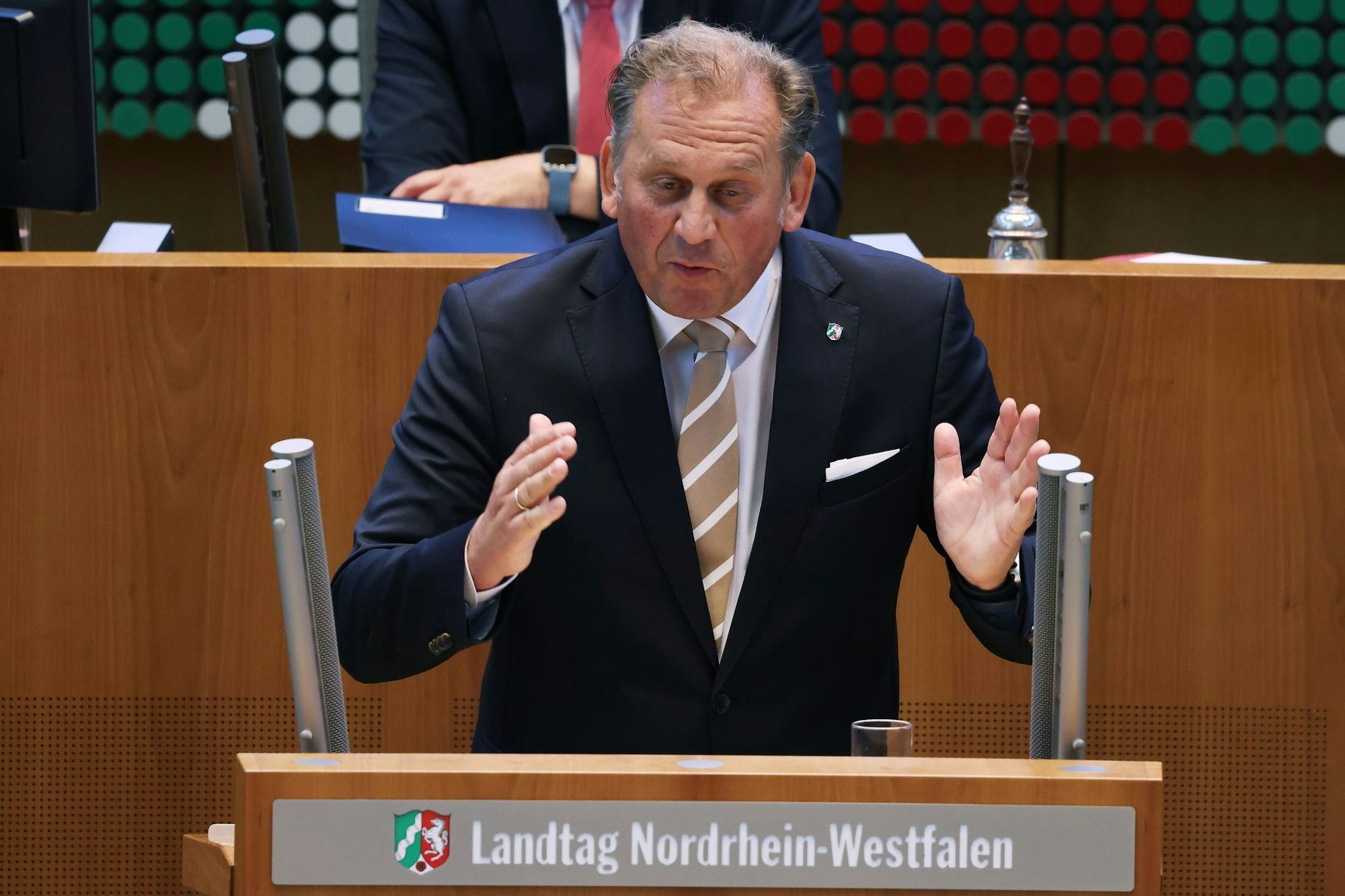 Der CDU-Parlamentarier Dietmar Panske bei einer Plenardebatte (Archivfoto)