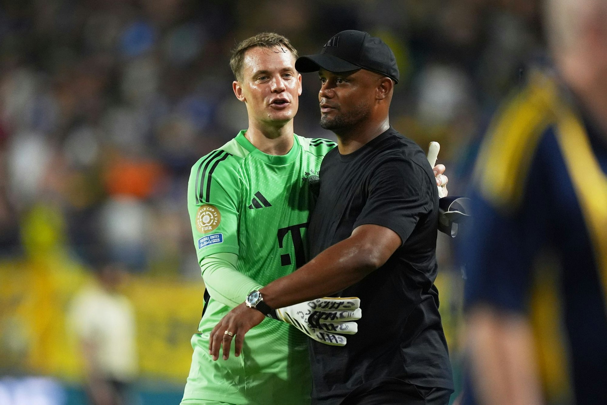 Trainer Vincent Kompany und sein Kapitän.