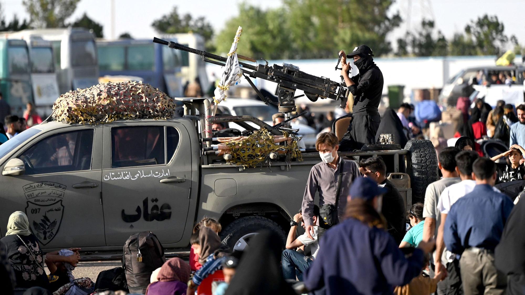 Bewaffnete Taliban an der Grenze zwischen Afghanistand und Iran. (Symbolbild)