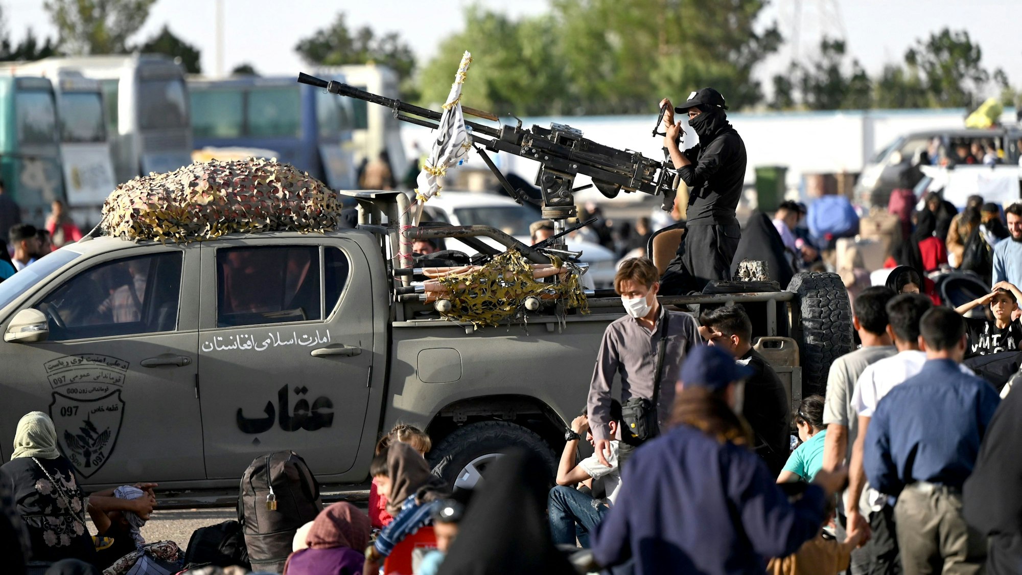 Bewaffnete Taliban an der Grenze zwischen Afghanistand und Iran. (Symbolbild)