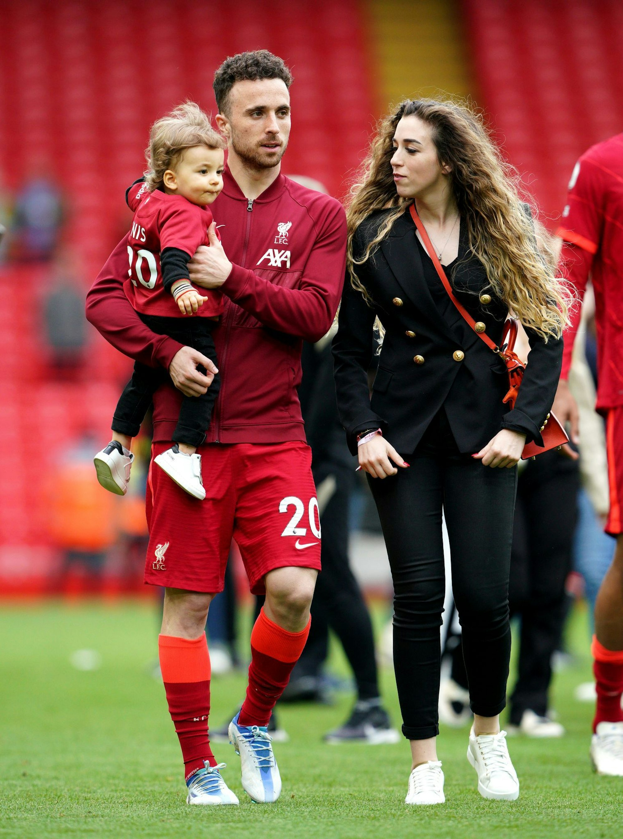 Liverpools Diogo Jota mit seiner Frau Rute Cardoso.