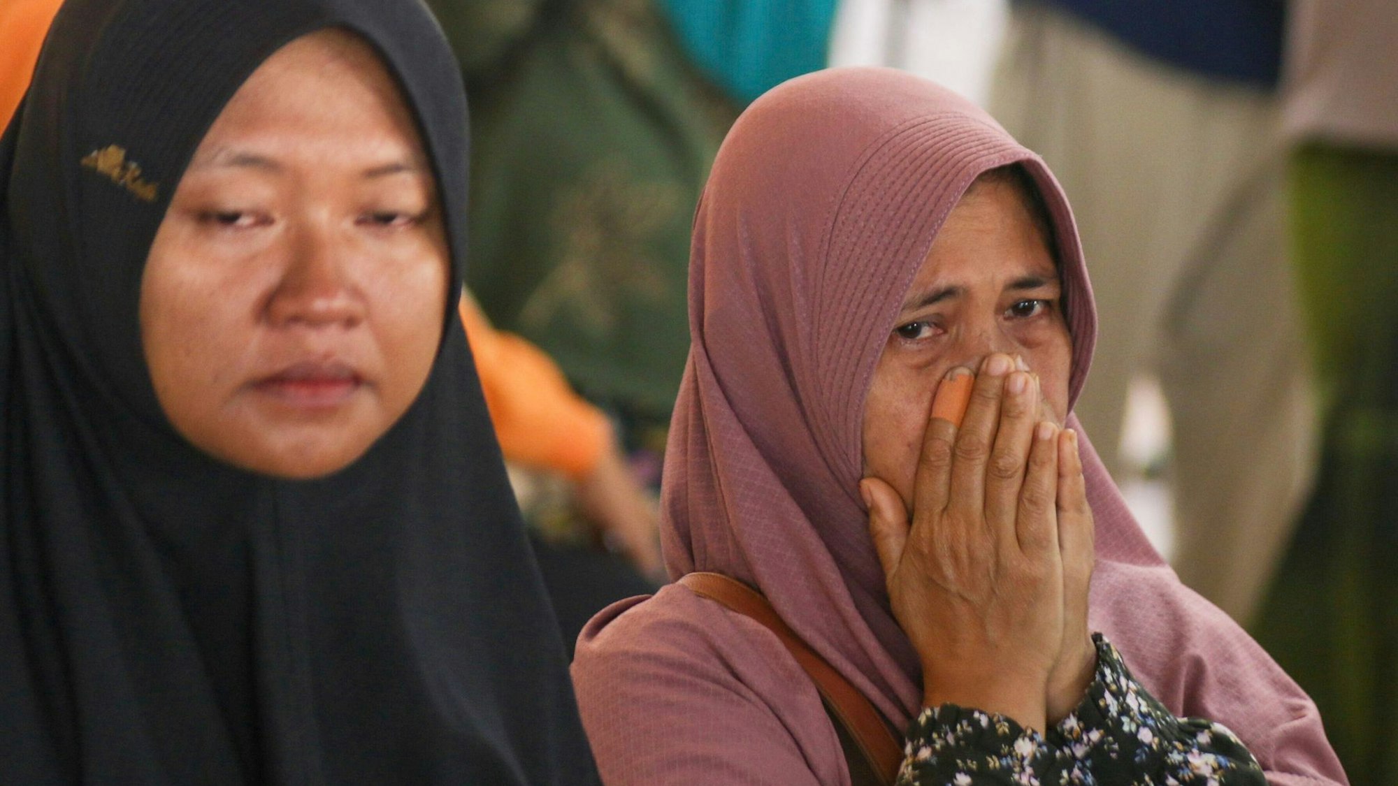 Angehörige bangten um die vielen Vermissten.