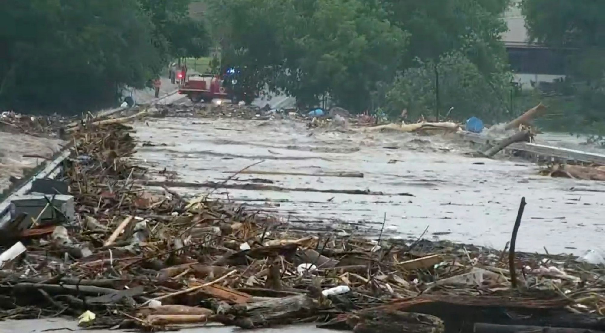 Die Polizeibehörde sprach von einem «katastrophalen Hochwasser».