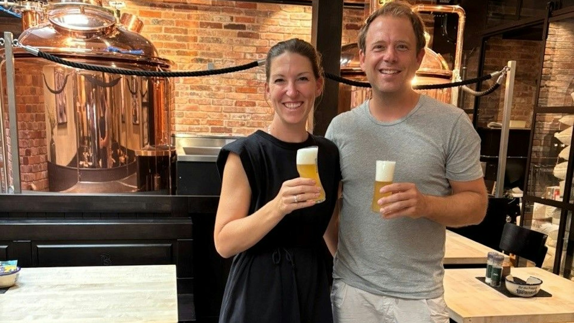Verena und Timo Klein leiten das Brauhaus Bönnsch in Bonn.