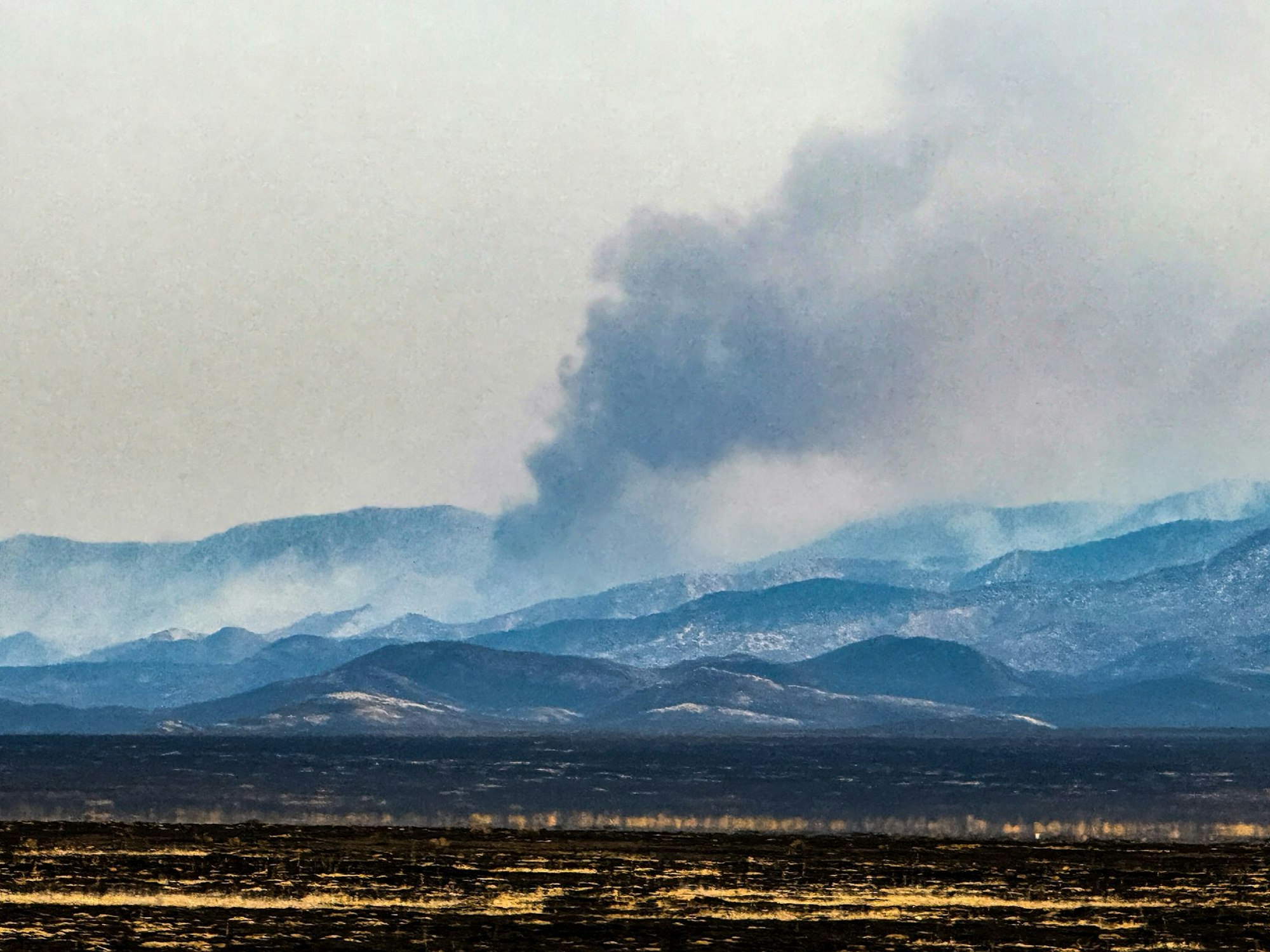 Das "Madre Fire" ist das bislang größte Feuer in Kalifornien in diesem Jahr.