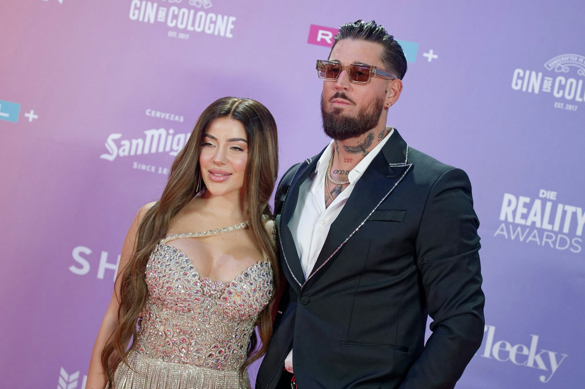 Die Reality Stars Leyla Lahouar (l) und Mike Heiter (r) gaben sich das Ja-Wort. (Archivfoto)