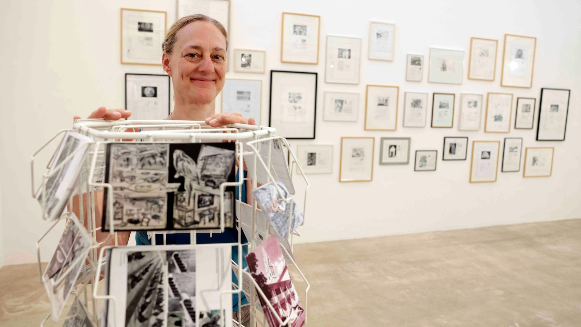 Die Künstlerin Katharina Jahnke stellt in der Artothek aus.