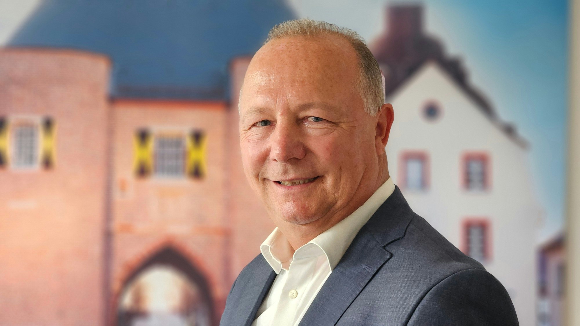 Zu sehen ist Bergheims Beigeordneter Wolfgang Berger.